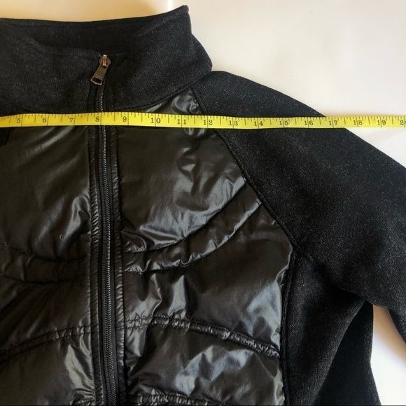 London Fog Women’s Quilted Feathers Down Lightweight Knit Sleeves Jacket Size S - Picture 12 of 16